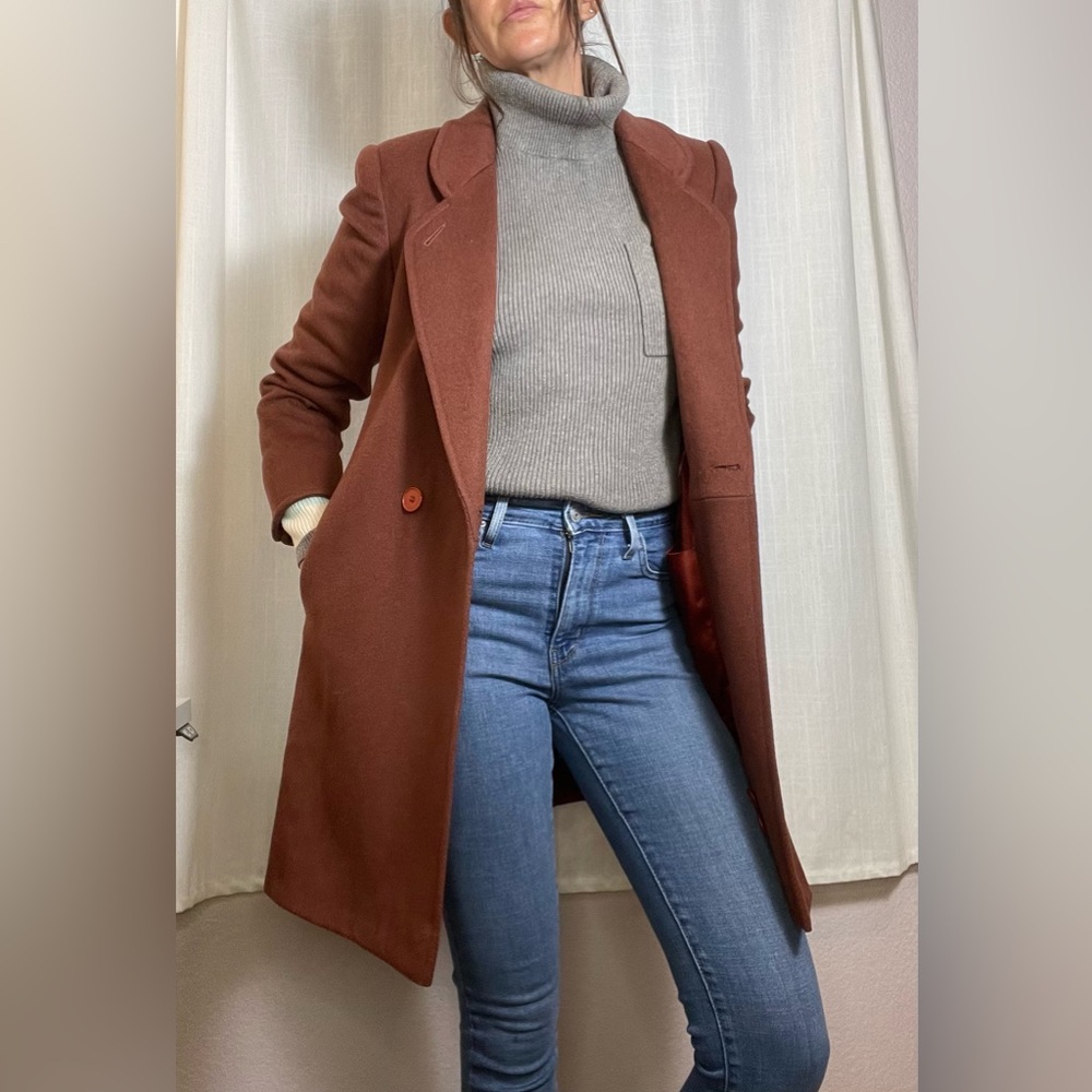 VTG CASSIDY 100% WOOL COAT size 6 - Picture 7 of 17